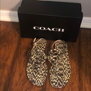 Brand new Coach sandals
